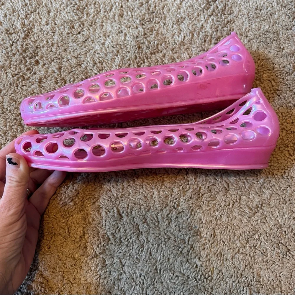 Pink Vintage Jelly Women's Shoes - Picture 4 of 7